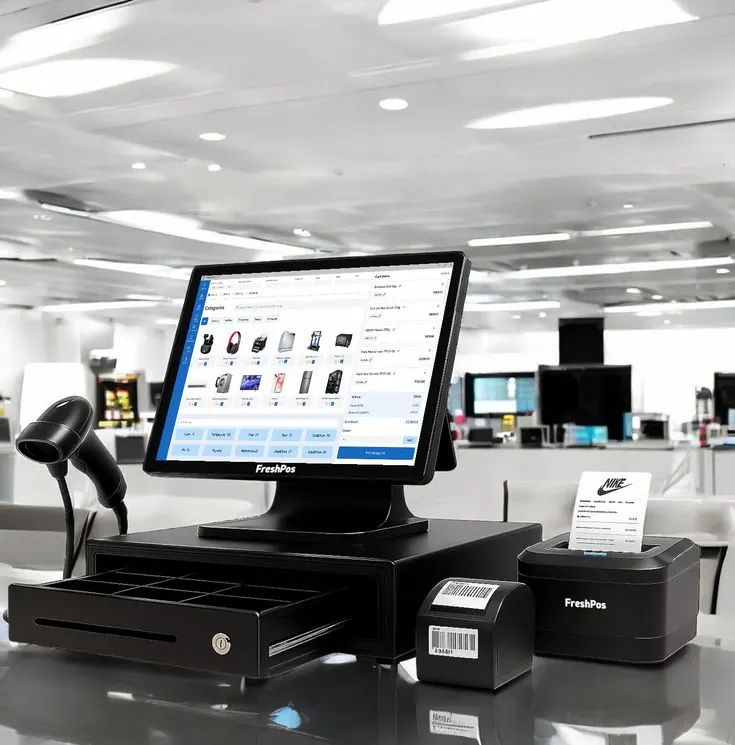Point of sale business system in a retail environment