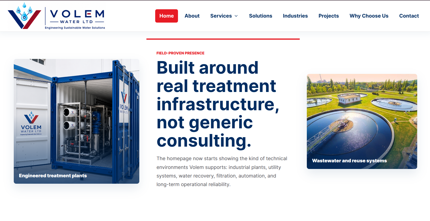 Volem Water Ltd project